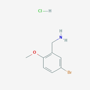 (5-Bromo-2-methoxyphenyl)methanamine hydrochloride