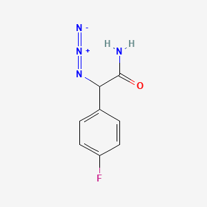2-Azido-2-(4-fluorophenyl)acetamide