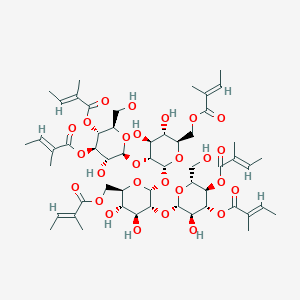 molecular formula C54H78O27 B015204 Tigloside 