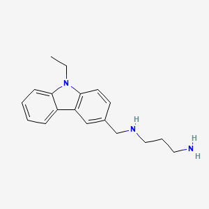 (3-aminopropyl)[(9-ethyl-9H-carbazol-3-yl)methyl]amine