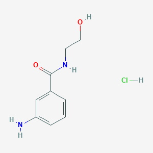 3-amino-N-(2-hydroxyethyl)benzamide hydrochloride