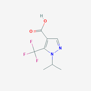 1-(propan-2-yl)-5-(trifluoromethyl)-1H-pyrazole-4-carboxylic acid