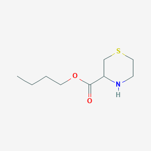 molecular formula C9H17NO2S B15204353 Butyl thiomorpholine-3-carboxylate 