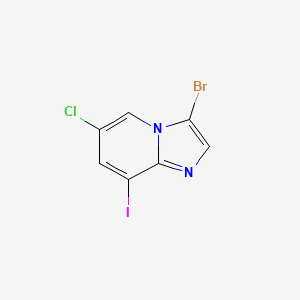B1520439 3-Bromo-6-chloro-8-iodoimidazo[1,2-a]pyridine CAS No. 1221791-77-0