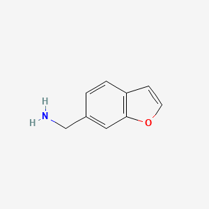 molecular formula C9H9NO B1520444 Benzofuran-6-ylmethanamine CAS No. 17450-69-0