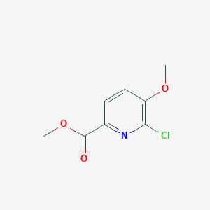 molecular formula C8H8ClNO3 B15204452 Methyl 6-chloro-5-methoxypicolinate 