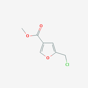 molecular formula C7H7ClO3 B1520453 5-(氯甲基)呋喃-3-羧酸甲酯 CAS No. 20416-07-3