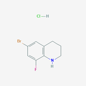 6-Bromo-8-fluoro-1,2,3,4-tetrahydroquinoline hydrochloride