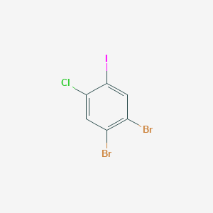 molecular formula C6H2Br2ClI B15204633 2-Chloro-4,5-dibromoiodobenzene CAS No. 1263377-41-8