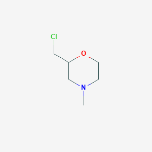 molecular formula C6H12ClNO B1520466 2-(Chloromethyl)-4-methylmorpholine CAS No. 40987-31-3