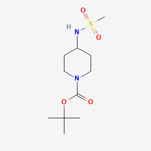 molecular formula C11H22N2O4S B1520470 t-Butyl 4-methanesulfonamidopiperidine-1-carboxylate CAS No. 800401-97-2