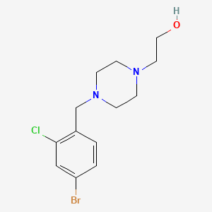 molecular formula C13H18BrClN2O B1520471 2-(4-(4-溴-2-氯苄基)哌嗪-1-基)乙醇 CAS No. 1704074-35-0