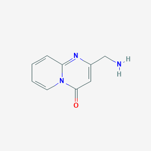 molecular formula C9H9N3O B1520481 2-(aminomethyl)-4H-pyrido[1,2-a]pyrimidin-4-one CAS No. 1240527-14-3