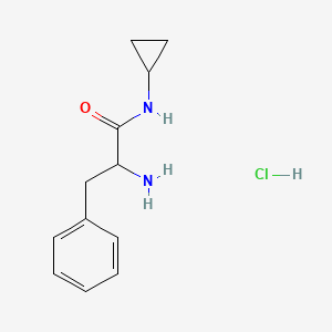 2-amino-N-cyclopropyl-3-phenylpropanamide hydrochloride
