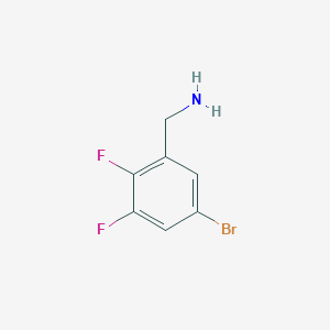 molecular formula C7H6BrF2N B1520502 5-Bromo-2,3-difluorobenzyl amine CAS No. 887585-92-4
