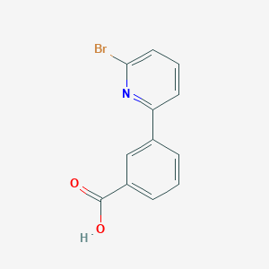 molecular formula C12H8BrNO2 B1520503 3-(6-Bromopyridin-2-yl)benzoic acid CAS No. 914349-44-3