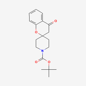 molecular formula C18H23NO4 B1520509 叔丁基4-氧代螺[色满-2,4'-哌啶]-1'-羧酸酯 CAS No. 849928-22-9