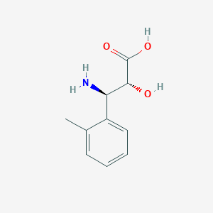 molecular formula C10H13NO3 B1520514 (2R,3R)-3-Amino-2-hydroxy-3-(o-tolyl)propanoic acid CAS No. 1217705-78-6