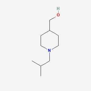 molecular formula C10H21NO B1520523 (1-Isobutylpiperidin-4-YL)methanol CAS No. 915923-25-0