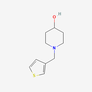 molecular formula C10H15NOS B1520525 1-(噻吩-3-基甲基)哌啶-4-醇 CAS No. 864388-84-1