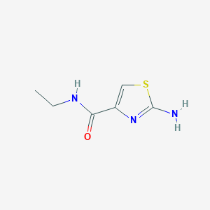 molecular formula C6H9N3OS B1520527 2-氨基-N-乙基-1,3-噻唑-4-甲酰胺 CAS No. 1019115-37-7