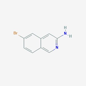 molecular formula C9H7BrN2 B1520530 6-Bromoisoquinolin-3-amine CAS No. 891785-28-7
