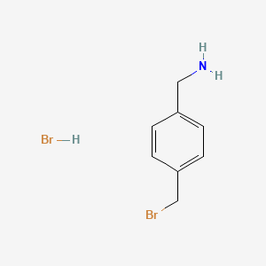 molecular formula C8H11Br2N B1520533 4-(Bromomethyl)benzylamine hydrobromide CAS No. 34403-47-9