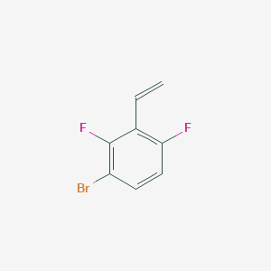 molecular formula C8H5BrF2 B15205342 3-Bromo-2,6-difluorostyrene 
