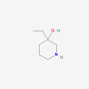 molecular formula C7H15NO B1520536 3-Ethylpiperidin-3-ol CAS No. 1177299-74-9