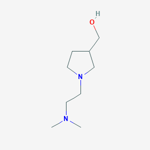 molecular formula C9H20N2O B1520541 {1-[2-(二甲氨基)乙基]吡咯烷-3-基}甲醇 CAS No. 1158735-97-7
