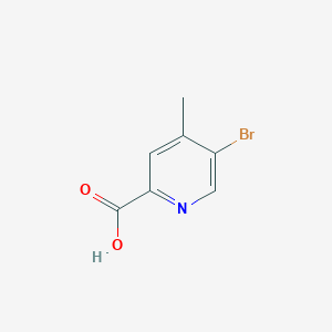 molecular formula C7H6BrNO2 B1520543 5-溴-4-甲基吡啶-2-羧酸 CAS No. 886365-02-2