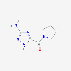 (5-amino-1H-1,2,4-triazol-3-yl)(pyrrolidin-1-yl)methanone