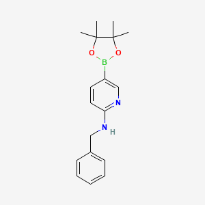 N-Benzyl-5-(4,4,5,5-tetramethyl-1,3,2-dioxaborolan-2-YL)pyridin-2-amine