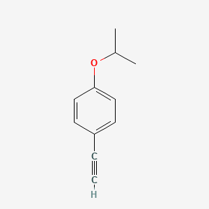 molecular formula C11H12O B1520558 1-Ethynyl-4-isopropoxy-benzene CAS No. 91142-24-4