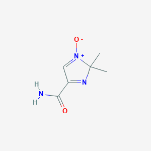 molecular formula C6H9N3O2 B152056 2,2-Dimethyl-1-oxidoimidazol-1-ium-4-carboxamide CAS No. 138000-95-0