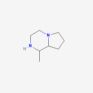 molecular formula C8H16N2 B1520562 1-Methyloctahydropyrrolo[1,2-a]pyrazine CAS No. 155206-39-6