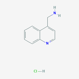 molecular formula C10H11ClN2 B1520567 4-Aminomethylquinoline hydrochloride CAS No. 1095661-17-8