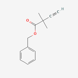 Benzyl 2,2-dimethylbut-3-ynoate