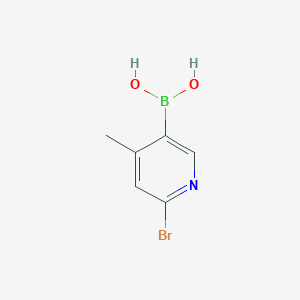 (6-Bromo-4-methylpyridin-3-yl)boronic acid