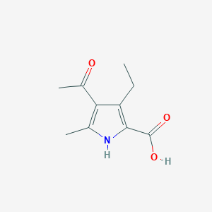 4-acetyl-3-ethyl-5-methyl-1H-pyrrole-2-carboxylic acid