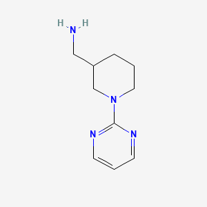 molecular formula C10H16N4 B1520576 [1-(Pyrimidin-2-yl)piperidin-3-yl]methanamine CAS No. 912761-20-7