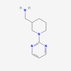 (1-(Pyrimidin-2-yl)piperidin-3-yl)methanamine