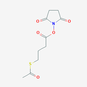 Butanoic acid, 4-(acetylthio)-, 2,5-dioxo-1-pyrrolidinyl ester