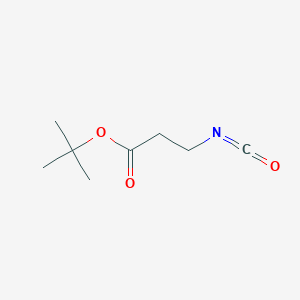 molecular formula C8H13NO3 B1520580 Tert-butyl 3-isocyanatopropanoate CAS No. 884504-55-6