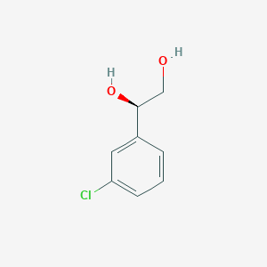molecular formula C8H9ClO2 B152059 (R)-1-(3-Chlorophenyl)-1,2-ethanediol CAS No. 80051-04-3