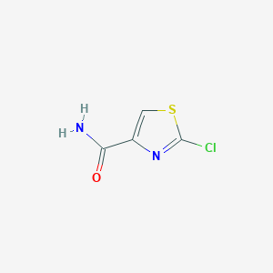 molecular formula C4H3ClN2OS B1520596 2-Chloro-1,3-thiazole-4-carboxamide CAS No. 928256-35-3