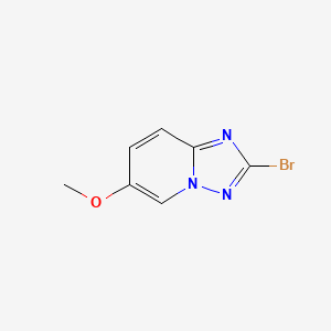molecular formula C7H6BrN3O B15205989 2-Bromo-6-methoxy-[1,2,4]triazolo[1,5-a]pyridine 