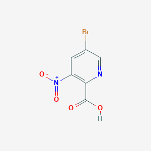 molecular formula C6H3BrN2O4 B1520609 5-Bromo-3-nitropyridine-2-carboxylic acid CAS No. 954240-89-2