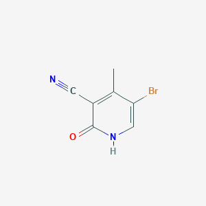 molecular formula C7H5BrN2O B1520610 5-Bromo-2-hydroxy-4-methylnicotinonitrile CAS No. 1142188-69-9
