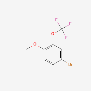 molecular formula C8H6BrF3O2 B1520615 4-Bromo-2-(trifluoromethoxy)anisole CAS No. 853771-88-7